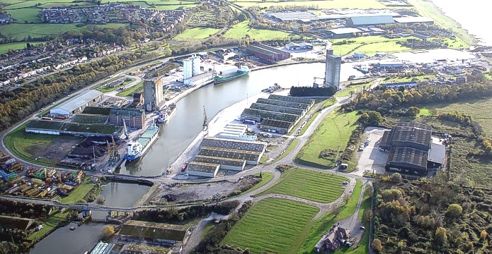 Sharpness Dock - part of the Victoria Group of Ports