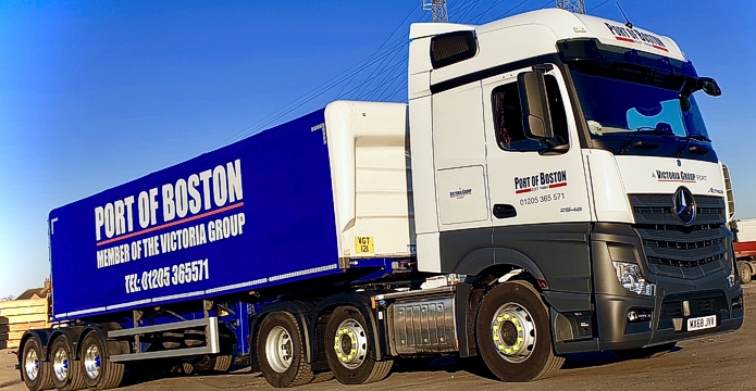 Victoria Group road transport at the Boston port facility